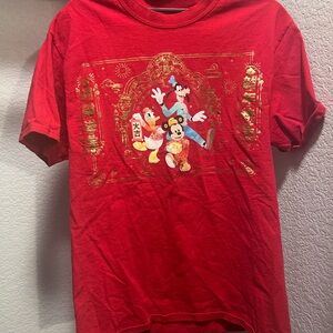 Disney parks red graphic tee